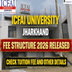 ICFAI University Jharkhand Fee Structure 2026 Released; Check Tuition Fee and Other Details